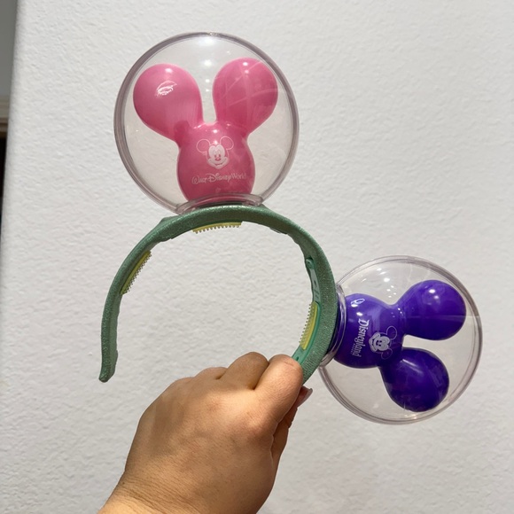 NEW Disney Pink & Purple Light Up Balloon Ears main image 6